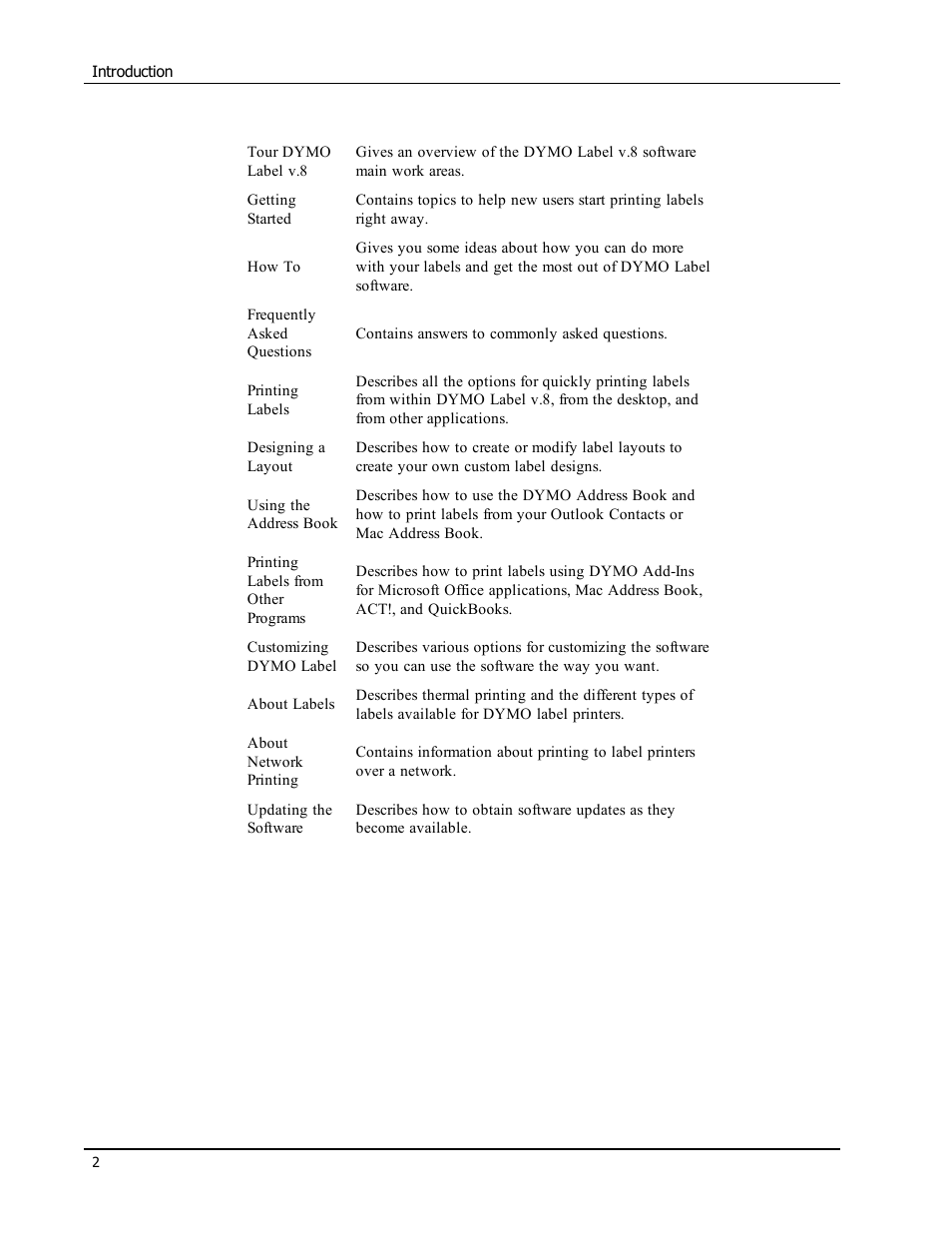 Dymo LabelWriter 300,310,320,330 DLS 8 User Manual | Page 10 / 122