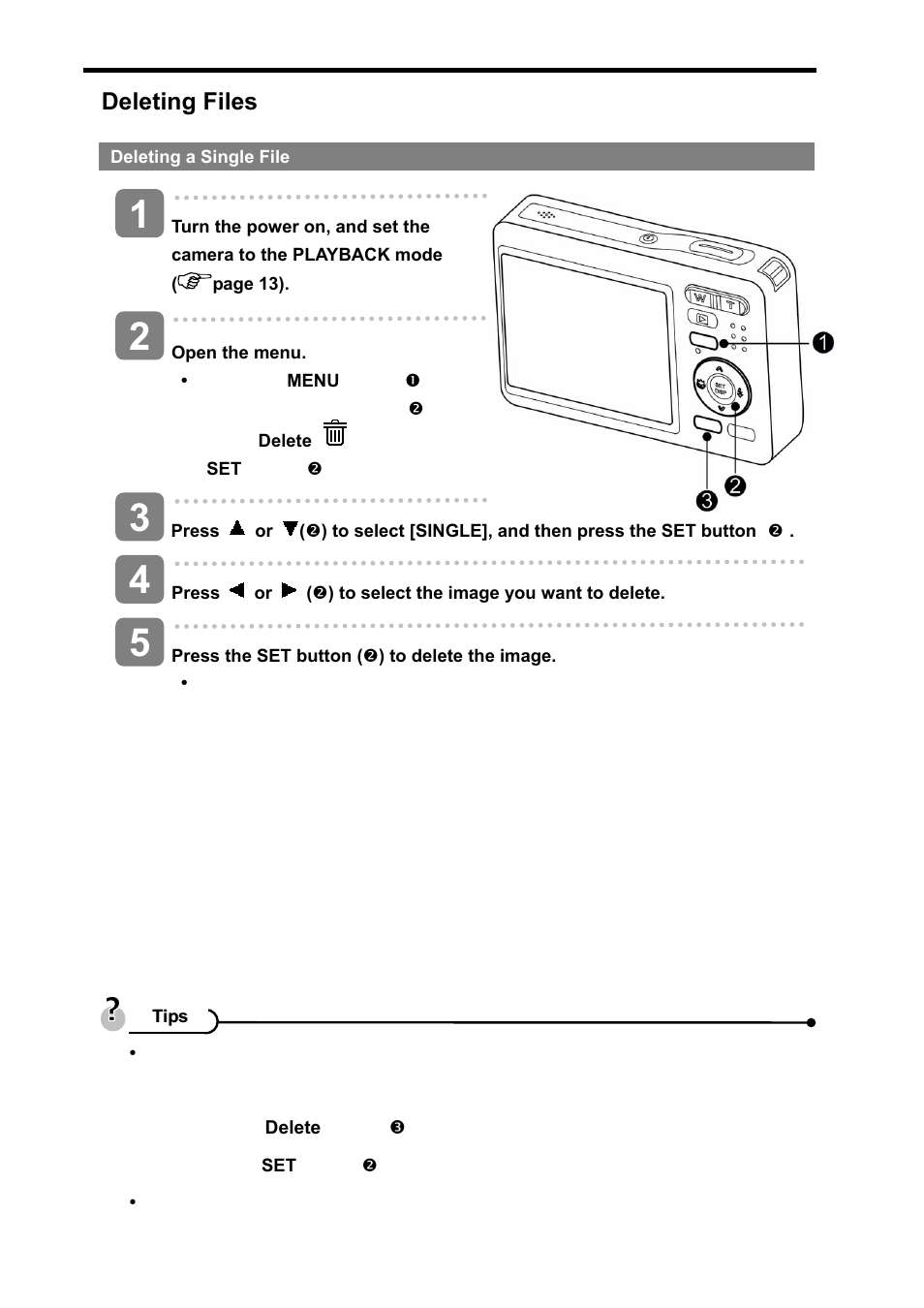 Deleting files | Beko BDK 870 User Manual | Page 43 / 62