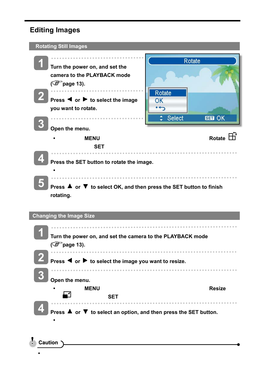 Editing images | Beko BDK 870 User Manual | Page 47 / 62