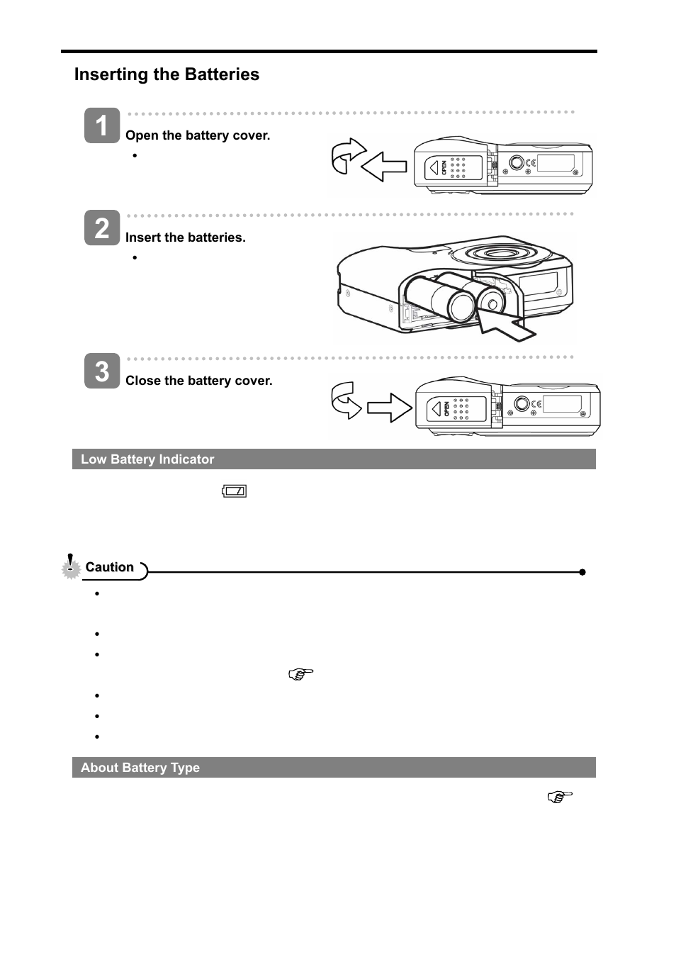 Inserting the batteries | Beko BDK 870 User Manual | Page 9 / 62