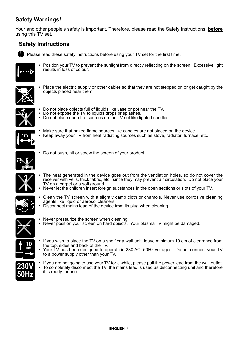Teletext, List of contents, Start | Important considerations to follow, Product description, External equipment connection, Panel connections, Performing the initial power-on settings, Attention, Tv controls | Beko Plasma TV User Manual | Page 4 / 31