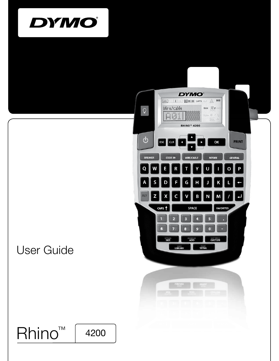 Dymo RHINO 4200 User Manual | 21 pages