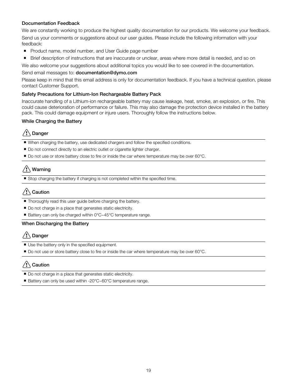 Dymo RHINO 4200 User Manual | Page 20 / 21