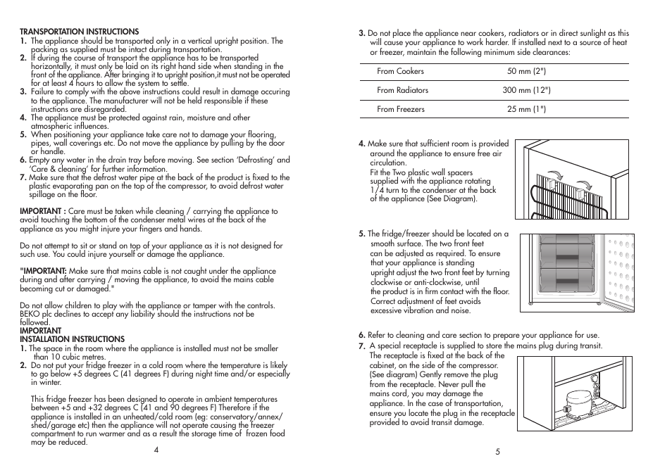 Beko CDA 653 F User Manual | Page 4 / 13