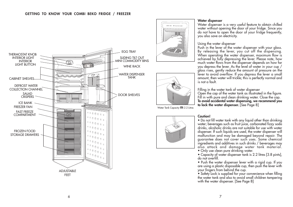 Beko CDA 653 F User Manual | Page 5 / 13