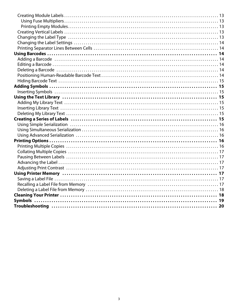 Dymo Rhino 5200 User Manual | Page 3 / 24