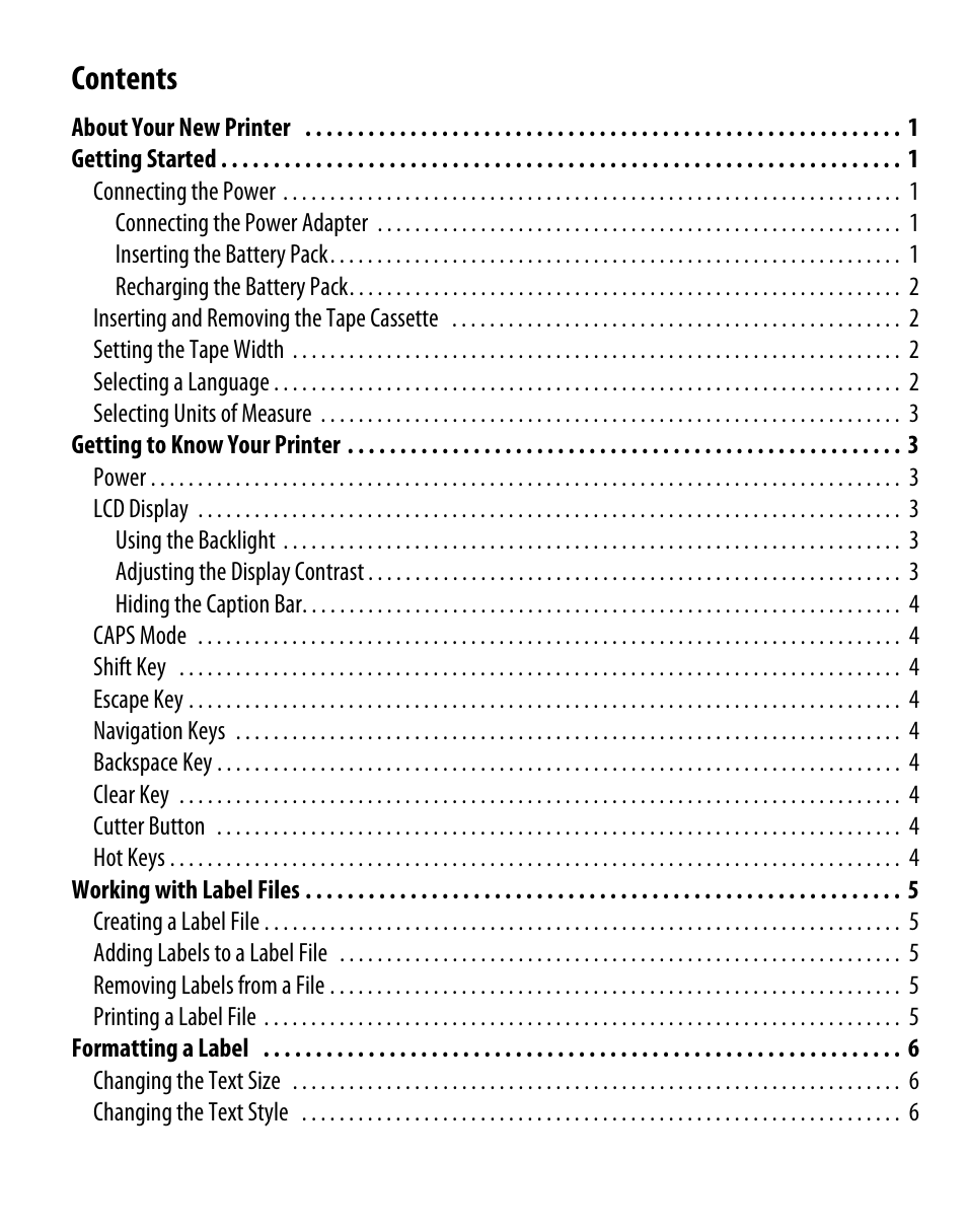 Dymo Rhino 6000 User Manual | Page 3 / 32