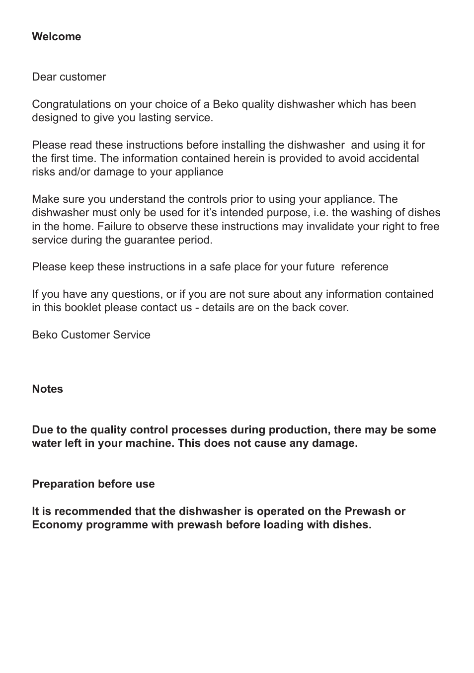 Beko DFN 1000 X User Manual | Page 2 / 36
