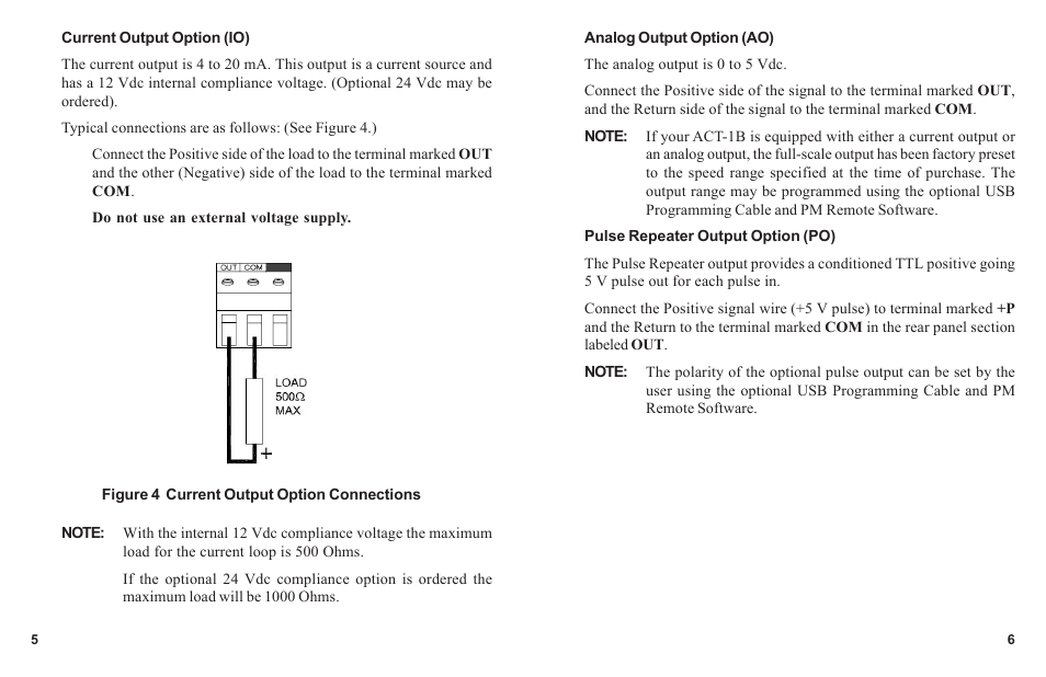 Monarch Instrument ACT-1B Series User Manual | Page 8 / 8