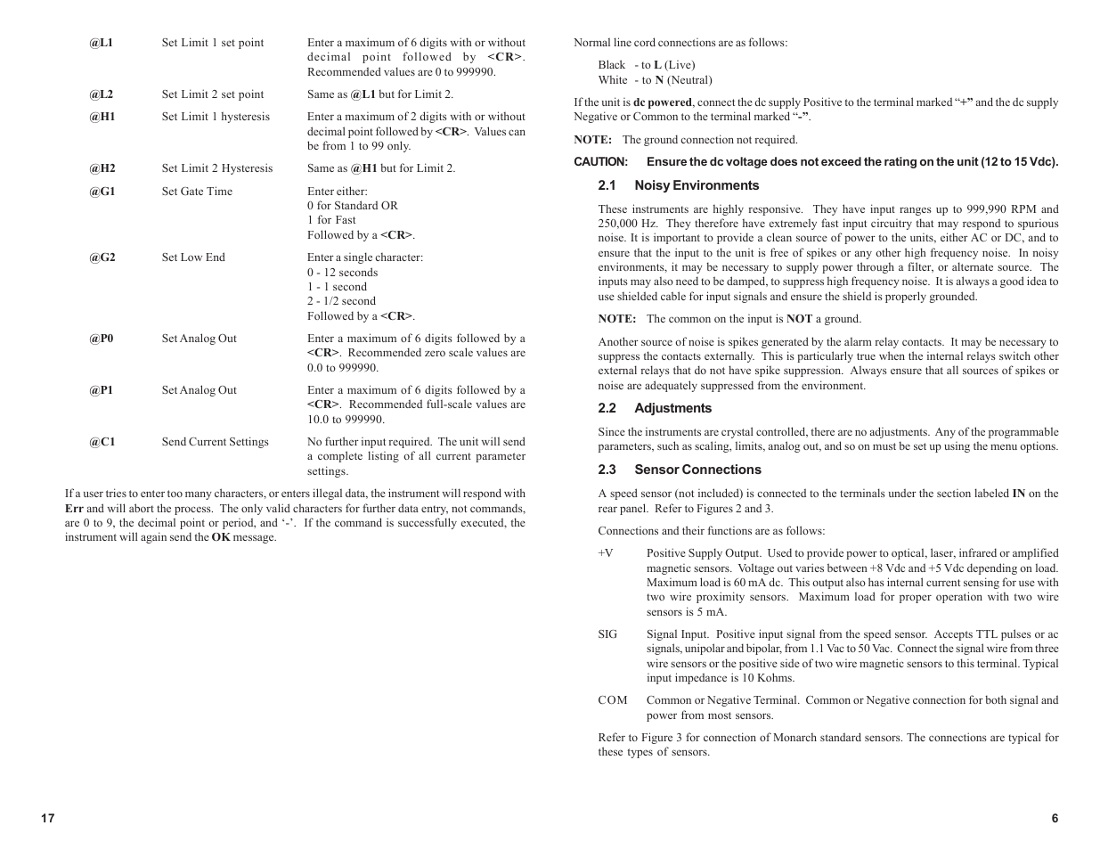 Monarch Instrument ACT-3 User Manual | Page 11 / 16