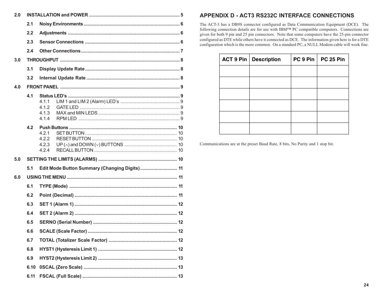 Monarch Instrument ACT-3 User Manual | Page 4 / 16