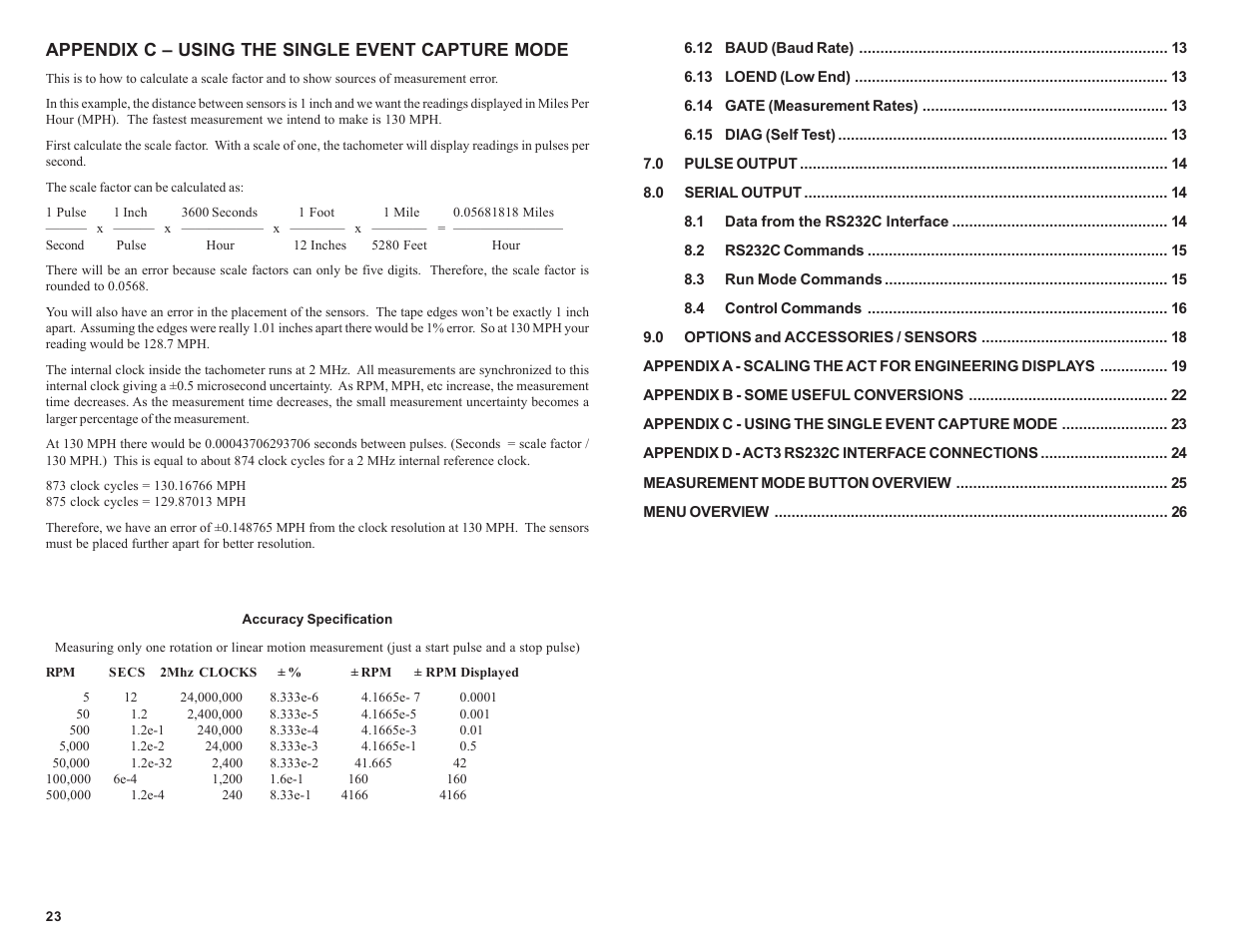 Appendix c – using the single event capture mode | Monarch Instrument ACT-3 User Manual | Page 5 / 16