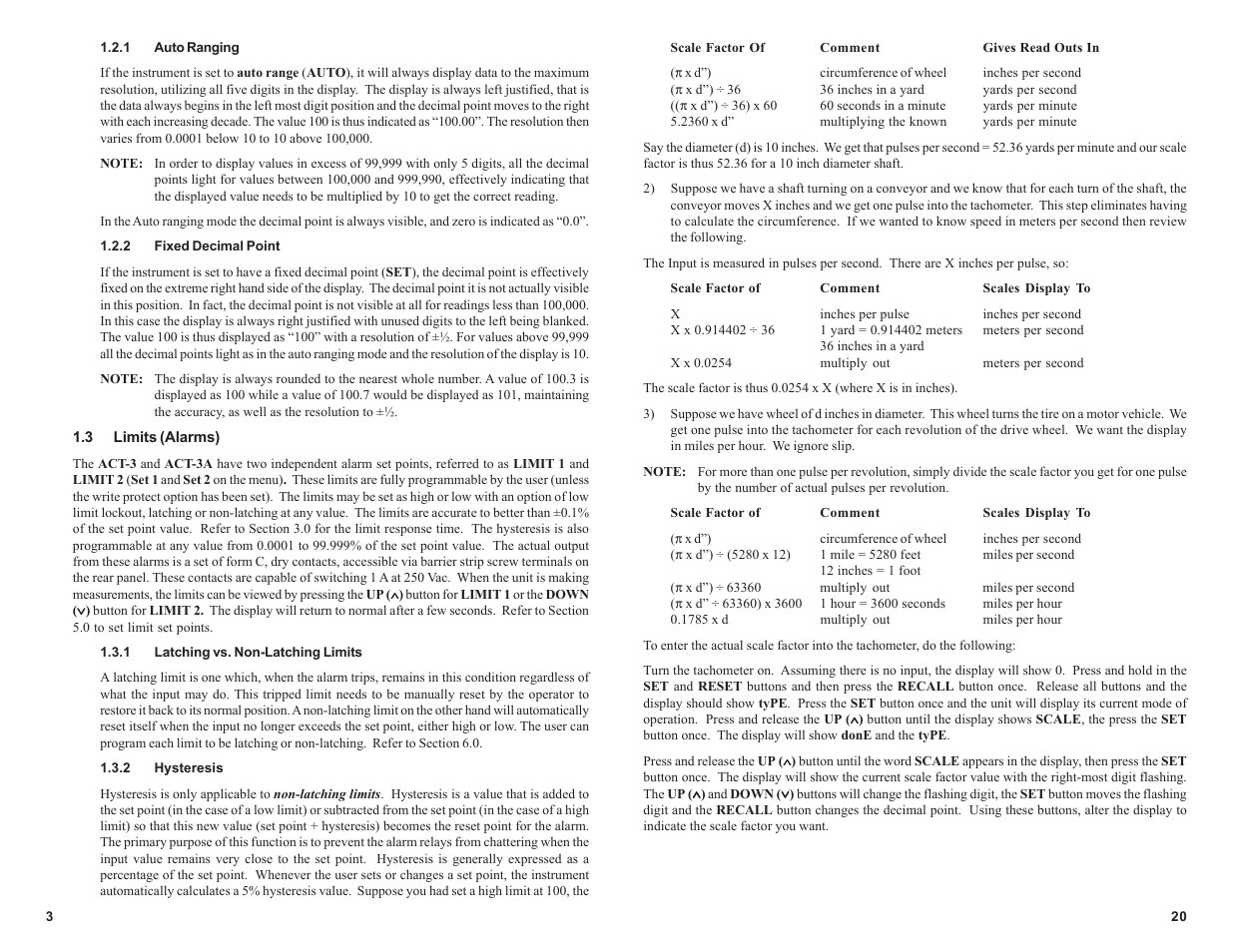 Monarch Instrument ACT-3 User Manual | Page 8 / 16