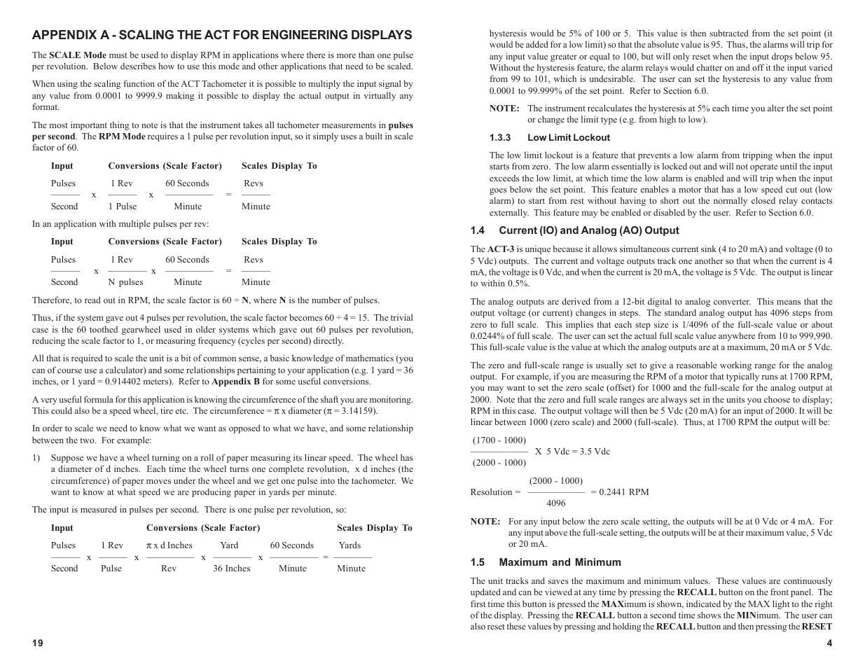 Monarch Instrument ACT-3 User Manual | Page 9 / 16