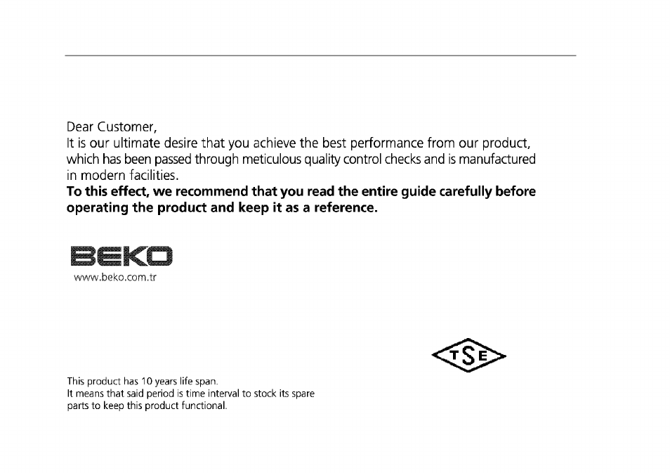 Beko D1 6633 TS User Manual | Page 3 / 25