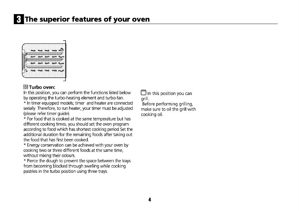 The superior features of your oven | Beko D1 6633 TS User Manual | Page 7 / 25