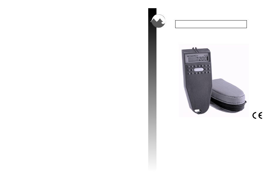 Monarch Instrument POCKET-TACH 100 User Manual | 6 pages