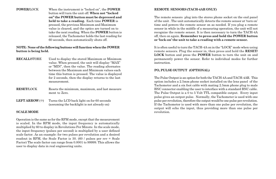 Monarch Instrument TACH-4AR User Manual | Page 6 / 8