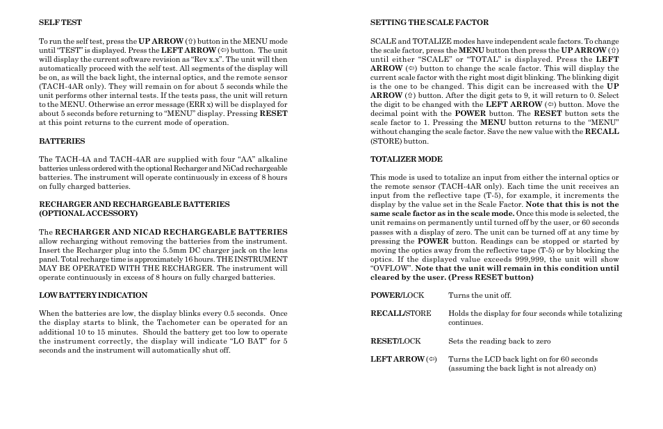 Monarch Instrument TACH-4AR User Manual | Page 7 / 8