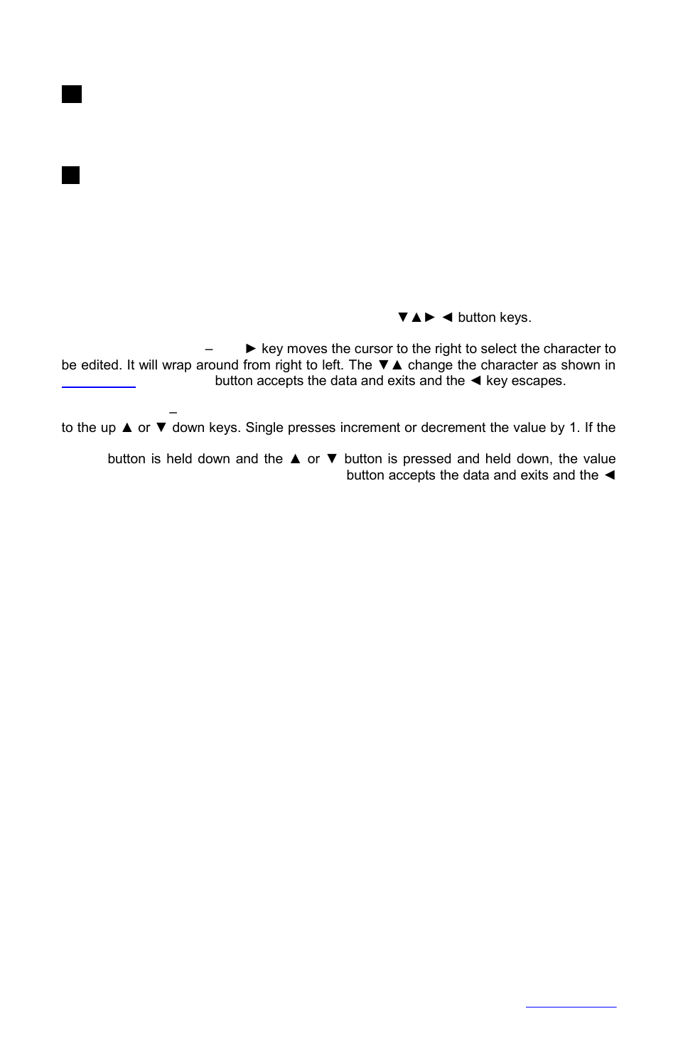 Entering values | Monarch Instrument DC1250 User Manual | Page 25 / 43