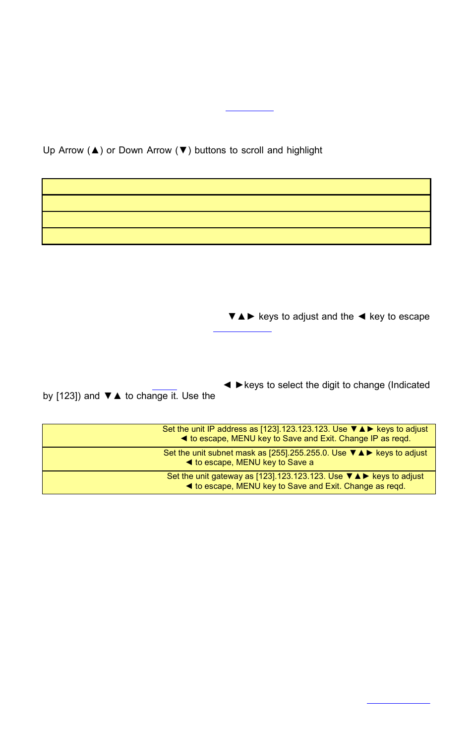 Alt language, Unit tag, Comms | Advanced setup menu | Monarch Instrument DC1250 User Manual | Page 33 / 43