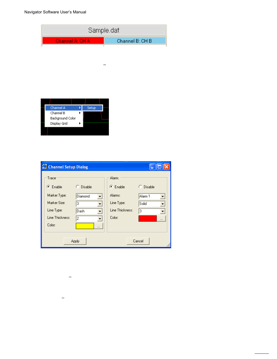 Customizing the graph | Monarch Instrument Navigator User Manual | Page 14 / 20