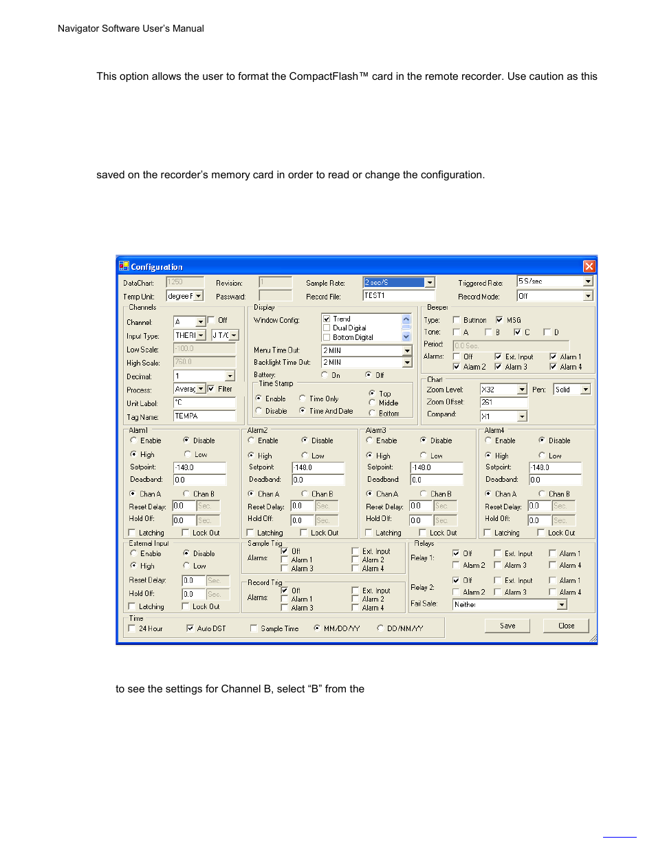 Media, Configuration | Monarch Instrument Navigator User Manual | Page 18 / 20