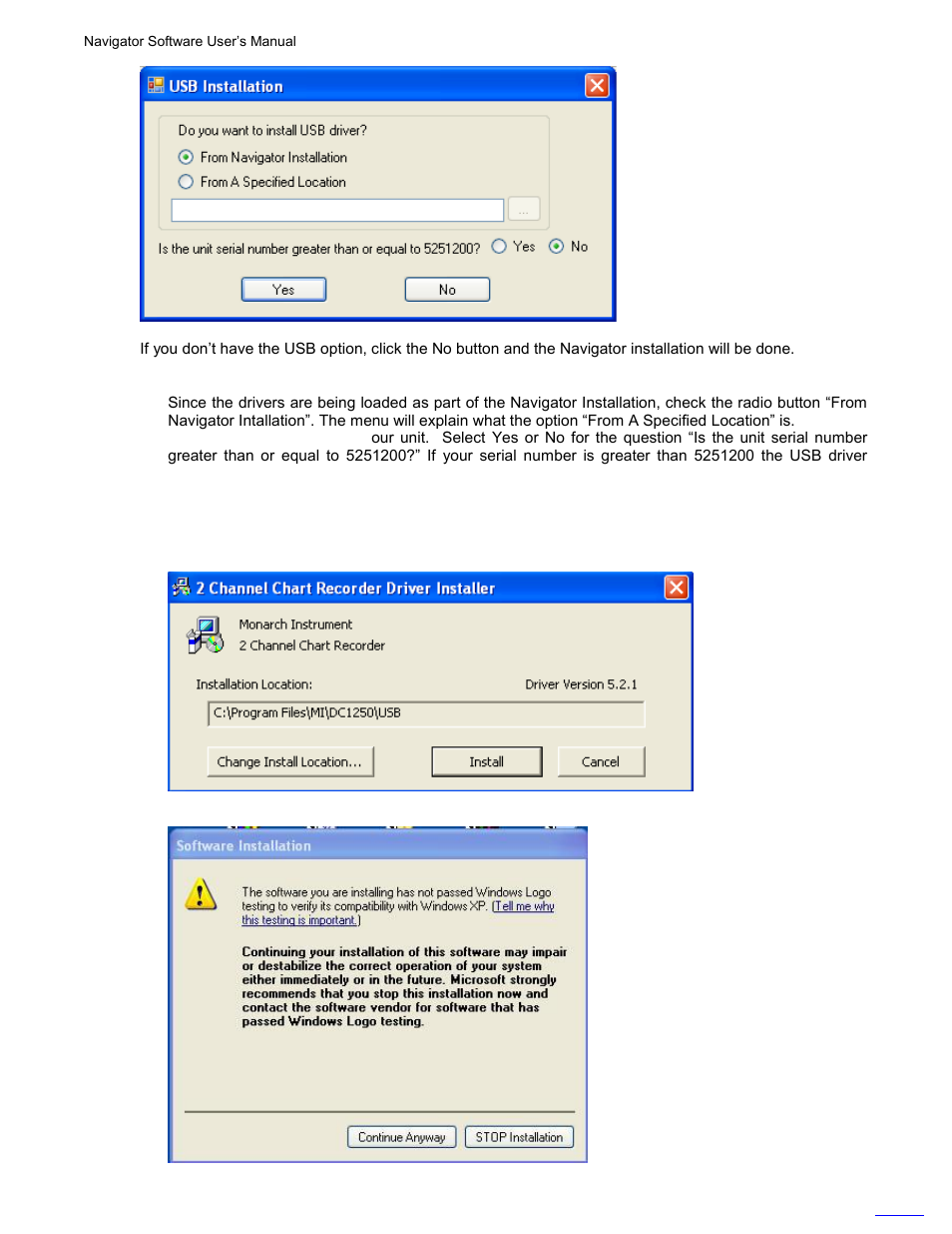 Monarch Instrument Navigator User Manual | Page 3 / 20