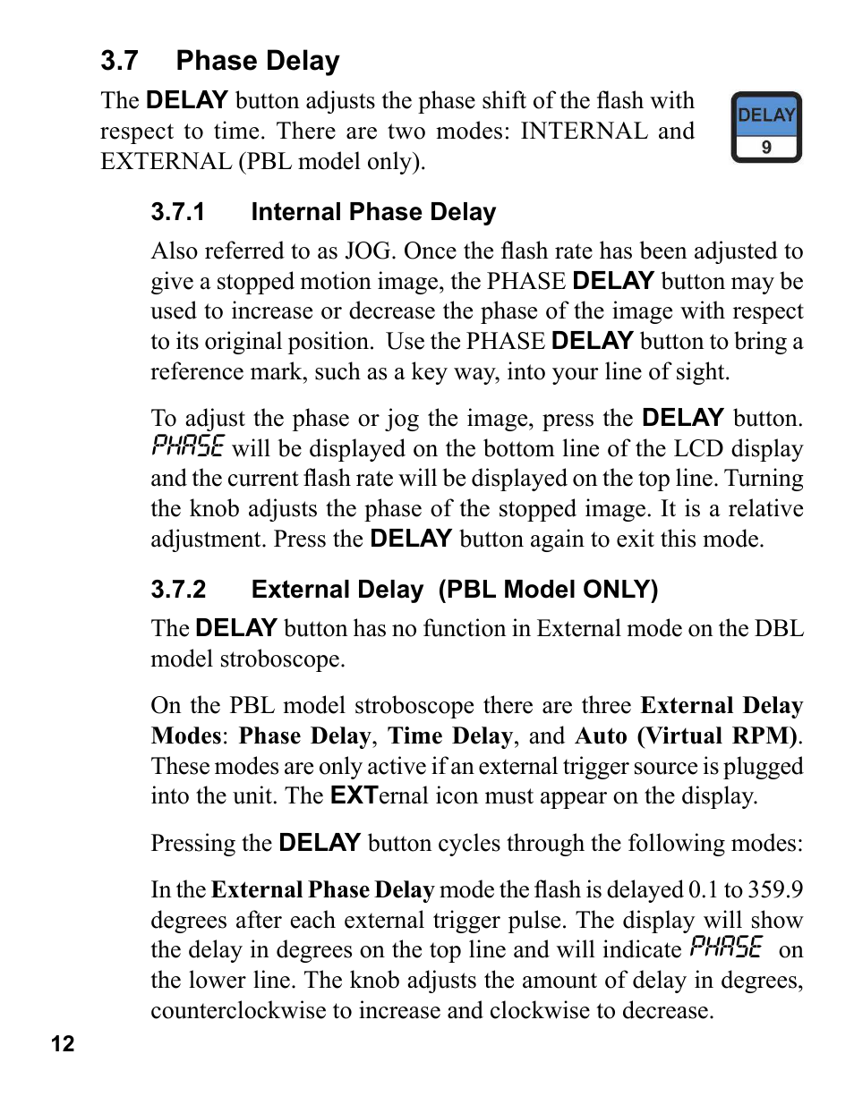 Monarch Instrument Nova-Strobe PBL User Manual | Page 16 / 28