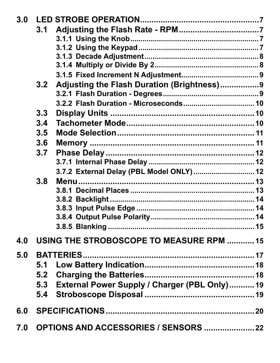 Monarch Instrument Nova-Strobe PBL User Manual | Page 4 / 28