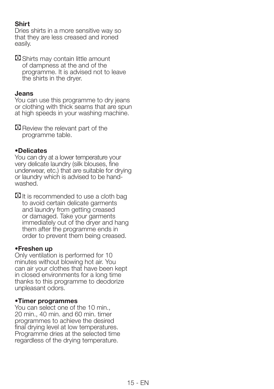 Beko DRVS 73 S User Manual | Page 15 / 28