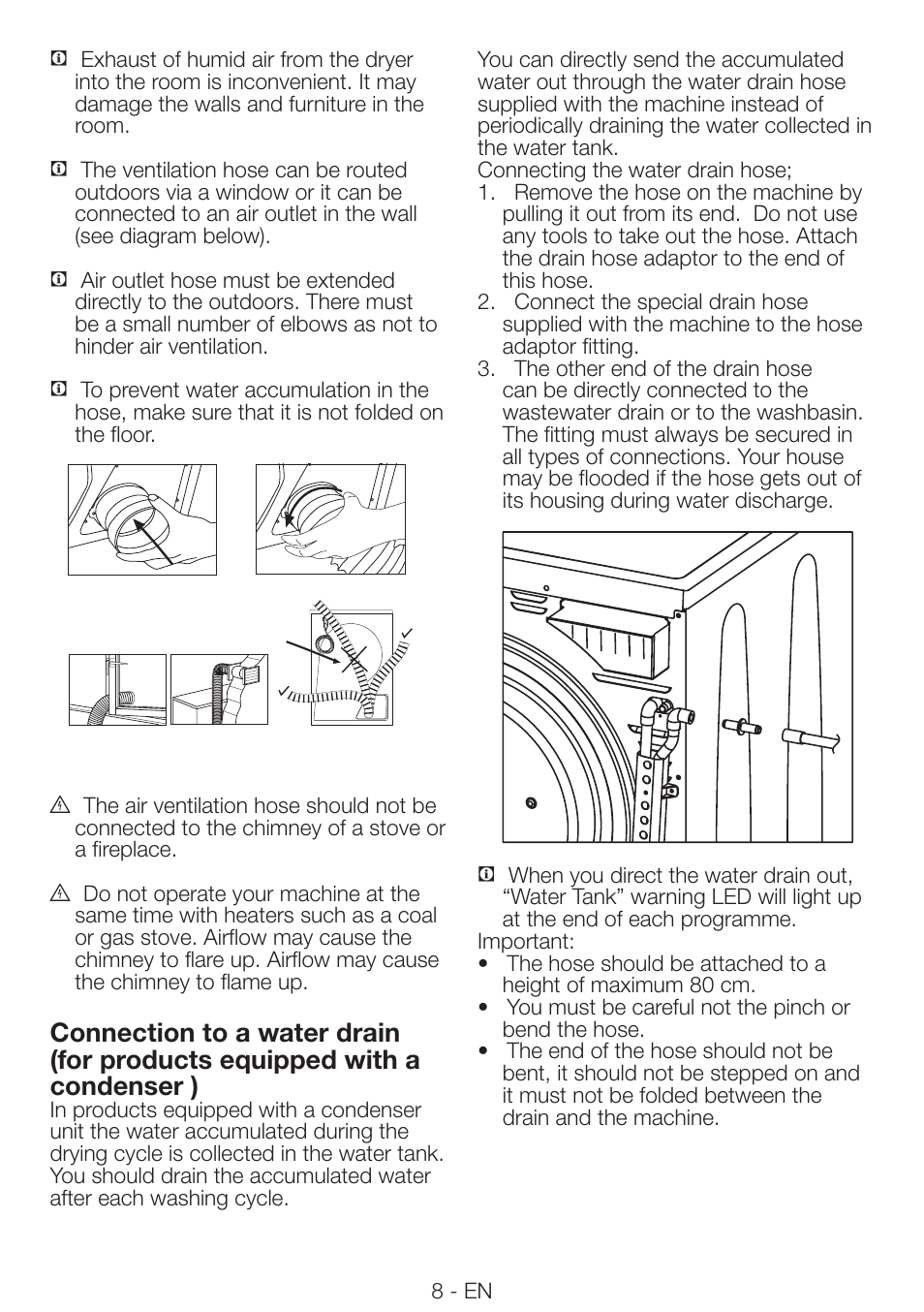 Beko DRVS 73 S User Manual | Page 8 / 28