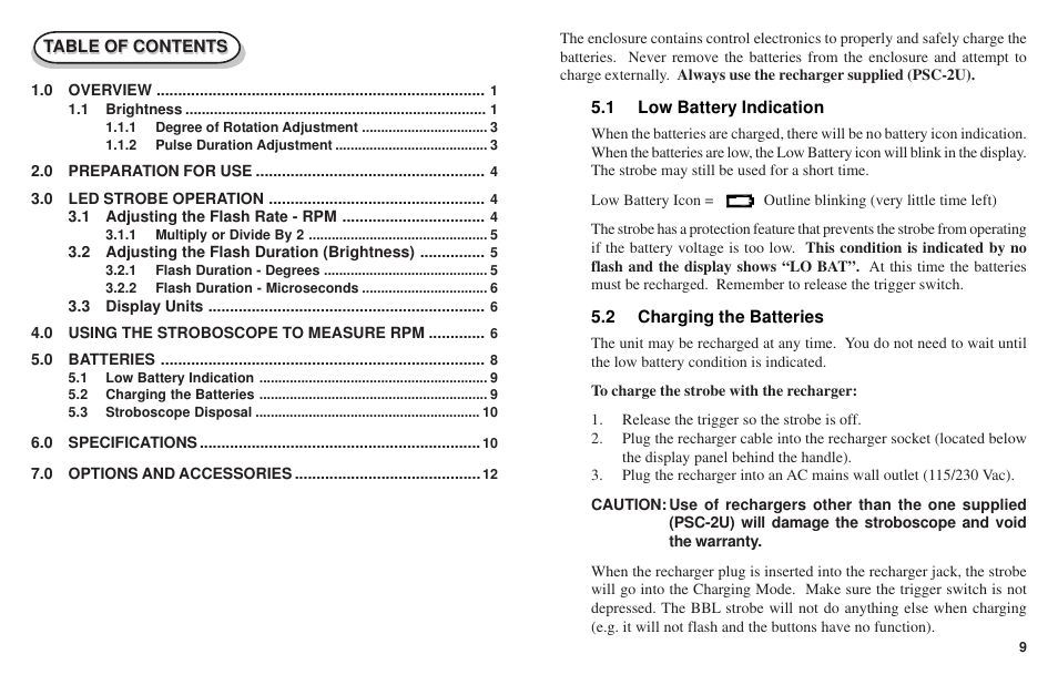 Monarch Instrument Nova-Strobe BBL User Manual | Page 4 / 8