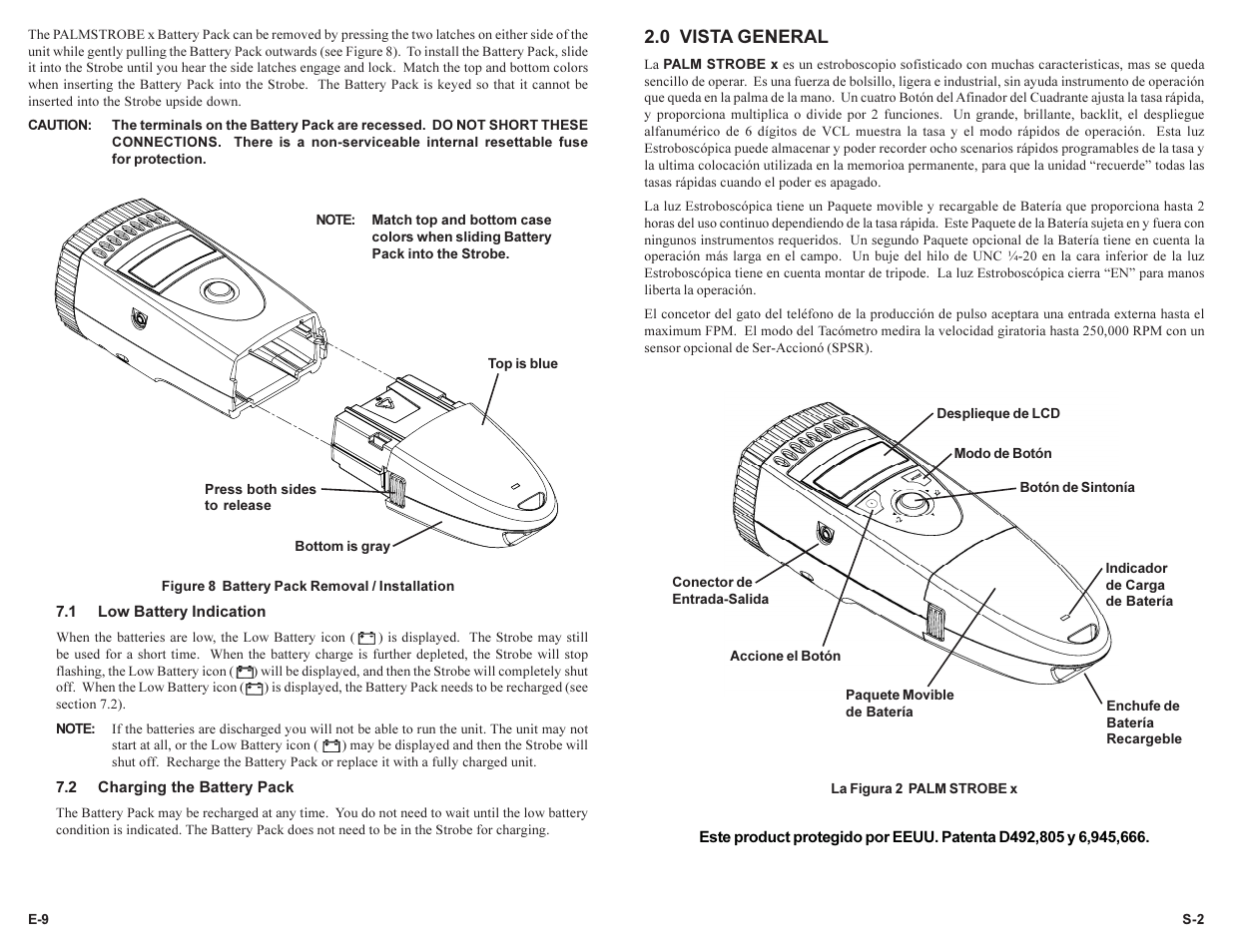 0 vista general | Monarch Instrument PALM STROBE User Manual | Page 12 / 24