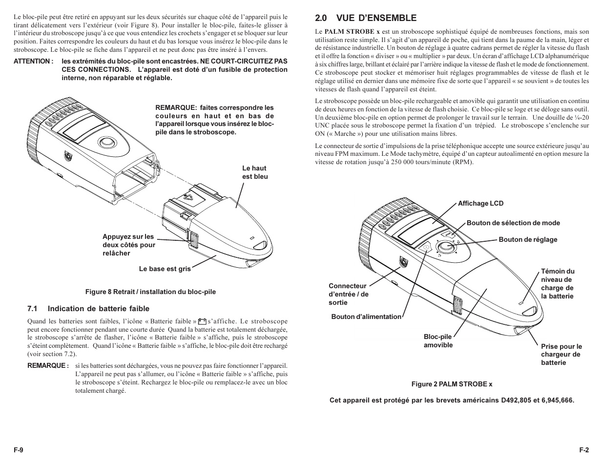 0 vue d’ensemble | Monarch Instrument PALM STROBE User Manual | Page 21 / 24