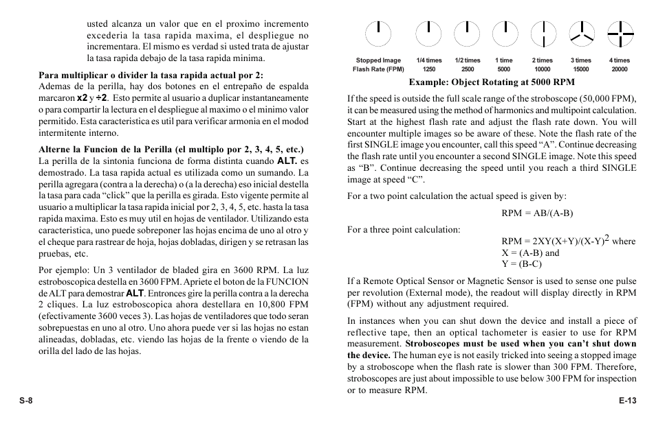 Monarch Instrument Phaser-Strobe pbx User Manual | Page 17 / 44