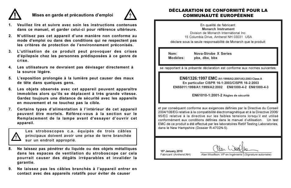 Monarch Instrument Phaser-Strobe pbx User Manual | Page 30 / 44