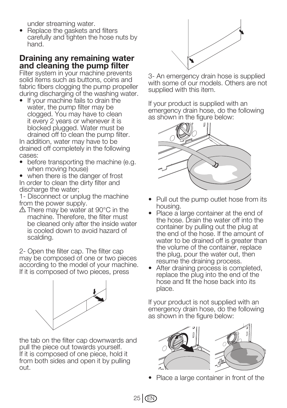 Beko WMC62W User Manual | Page 25 / 36
