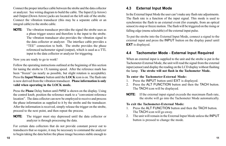 Monarch Instrument Nova-Strobe vbx User Manual | Page 15 / 18