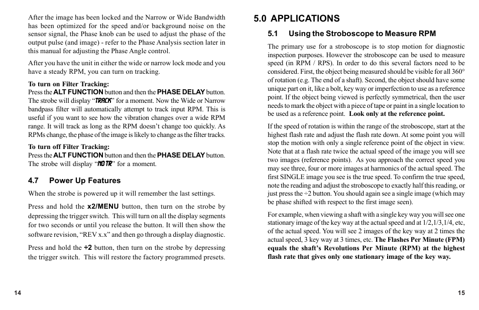 0 applications | Monarch Instrument Nova-Strobe vbx User Manual | Page 18 / 18