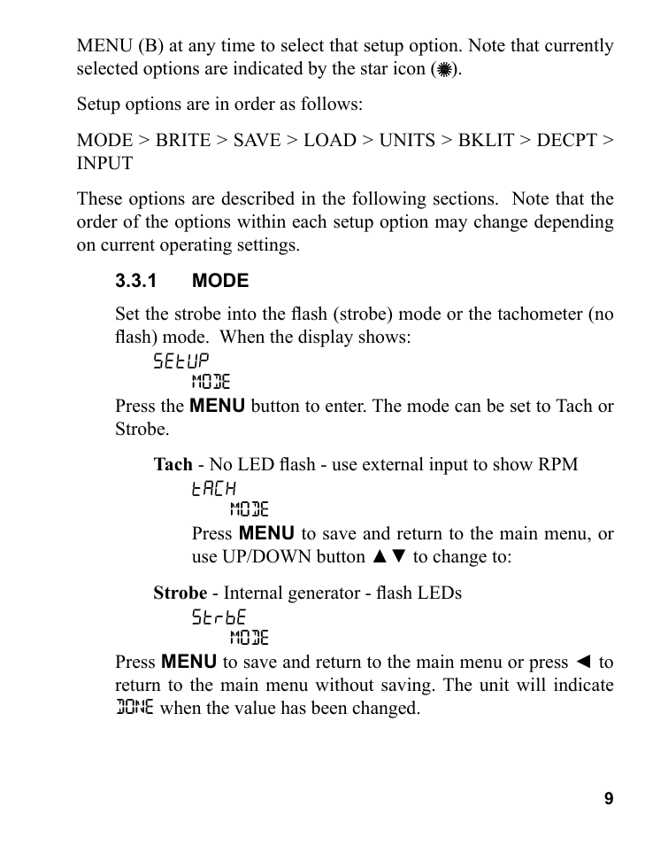 Monarch Instrument Pocket LED Strobe User Manual | Page 13 / 24