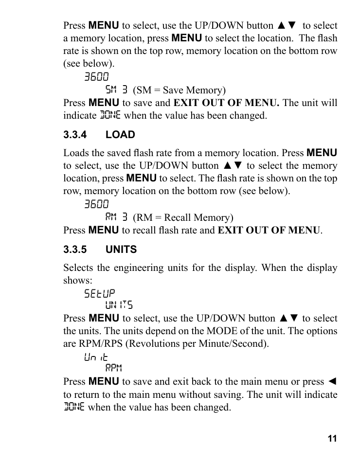 Monarch Instrument Pocket LED Strobe User Manual | Page 15 / 24