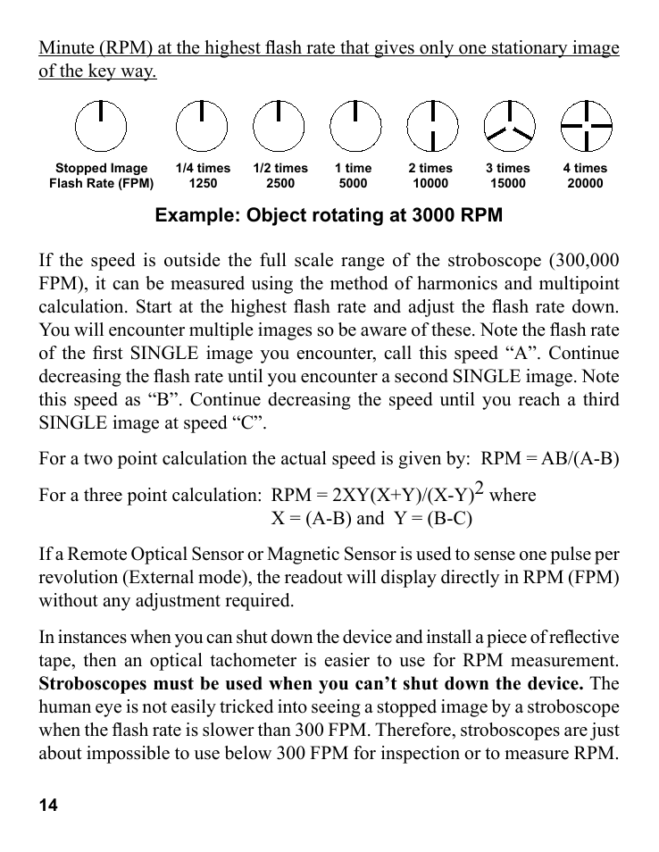 Monarch Instrument Pocket LED Strobe User Manual | Page 18 / 24