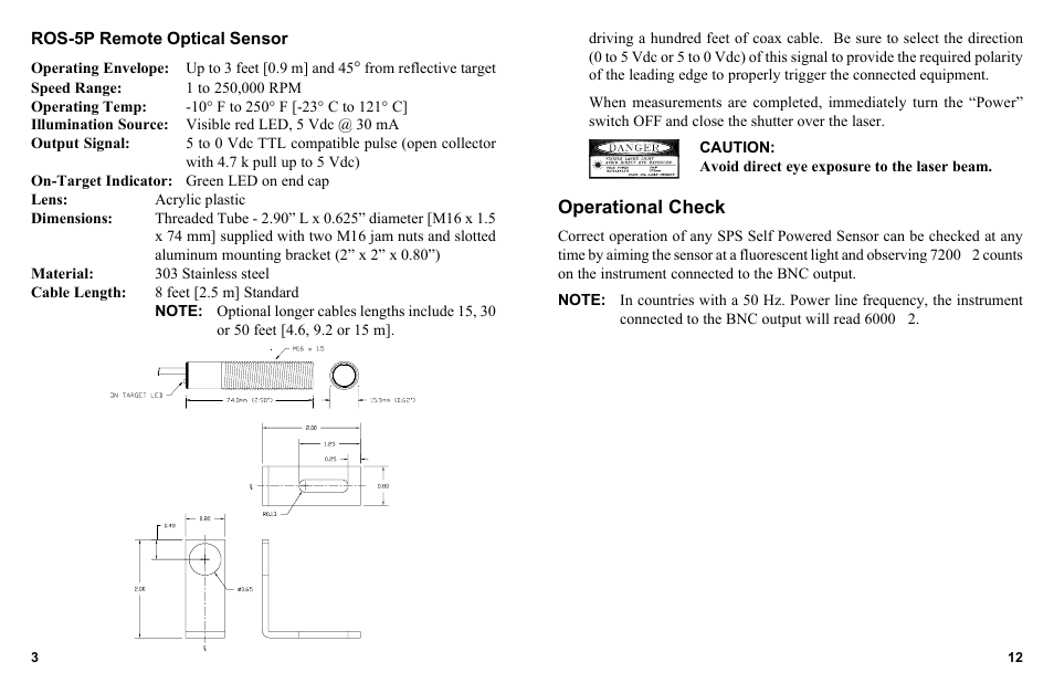 Monarch Instrument SPLS-5 Series User Manual | Page 6 / 10