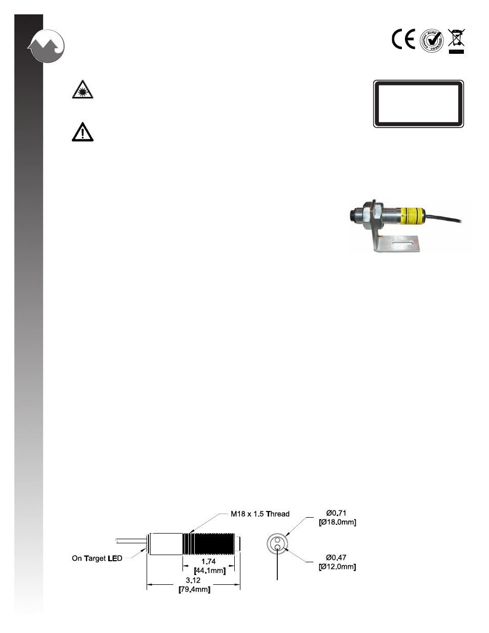 Monarch Instrument ROLS24-W User Manual | 2 pages
