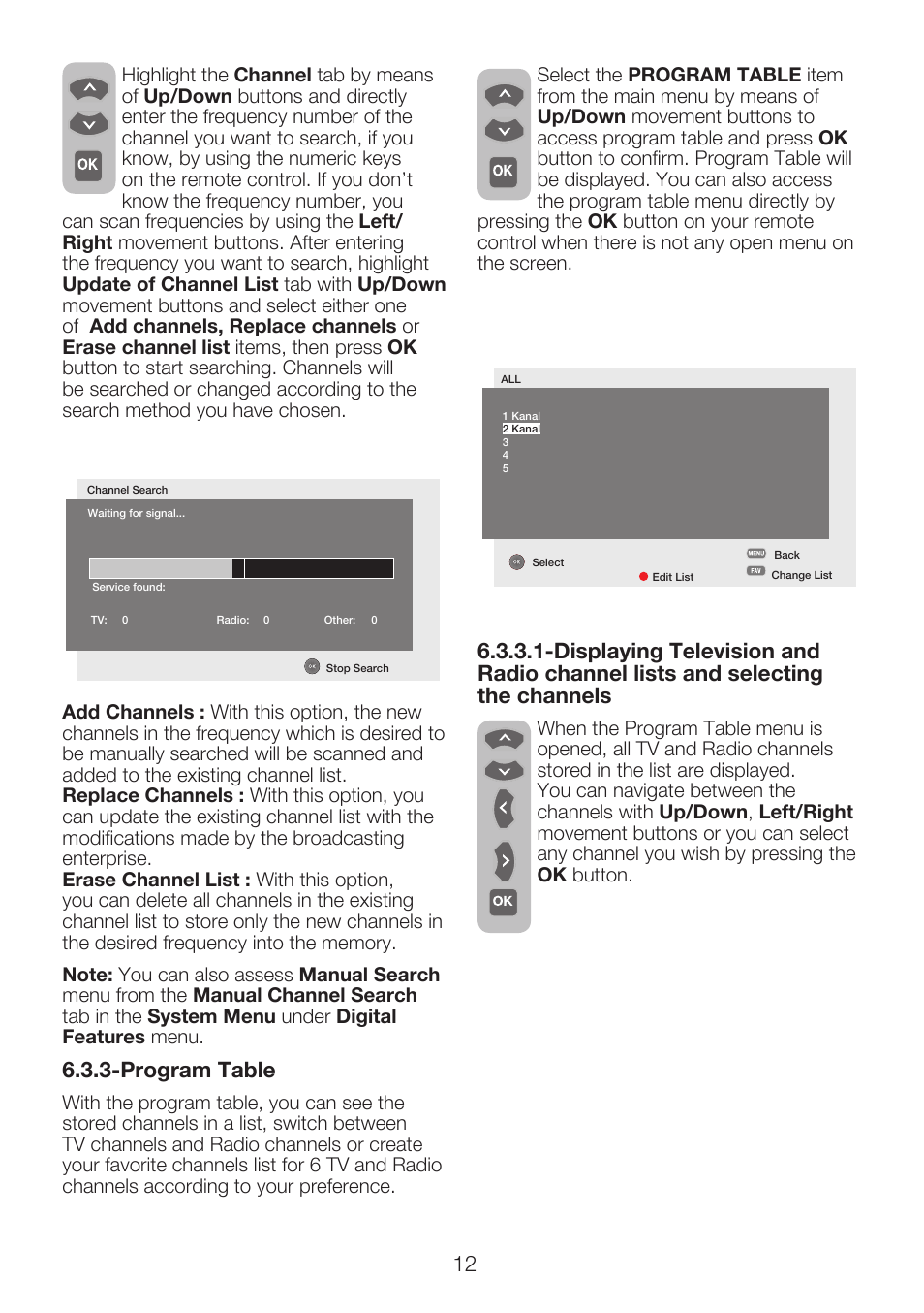 Program table | Beko 15LB250MID User Manual | Page 14 / 29