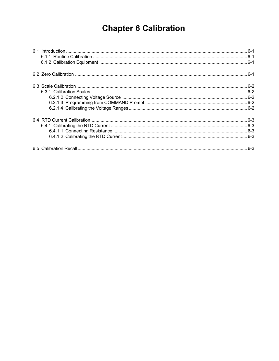 Chapter 6 calibration | Monarch Instrument DC 2000 User Manual | Page 117 / 160