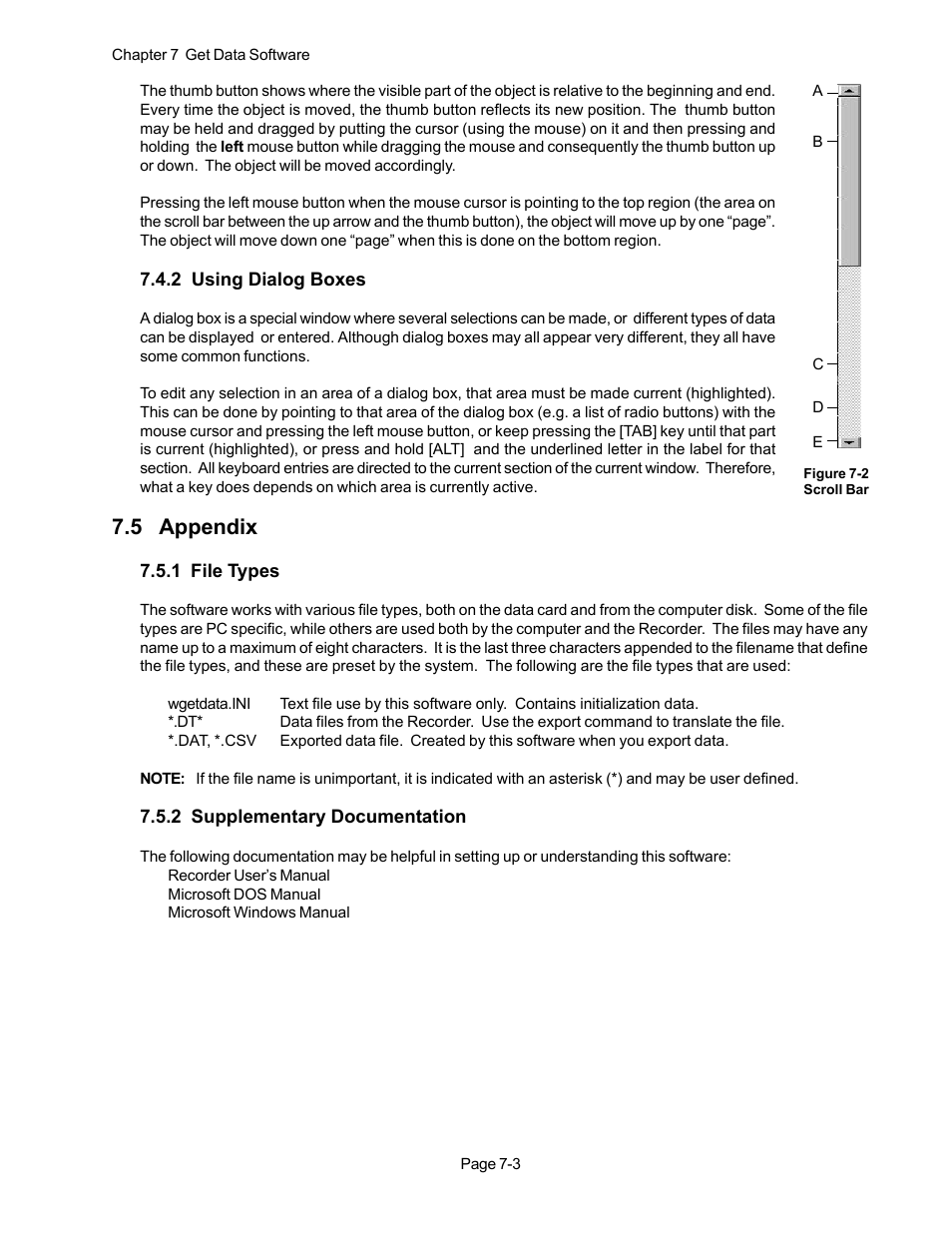 5 appendix | Monarch Instrument DC 2000 User Manual | Page 127 / 160