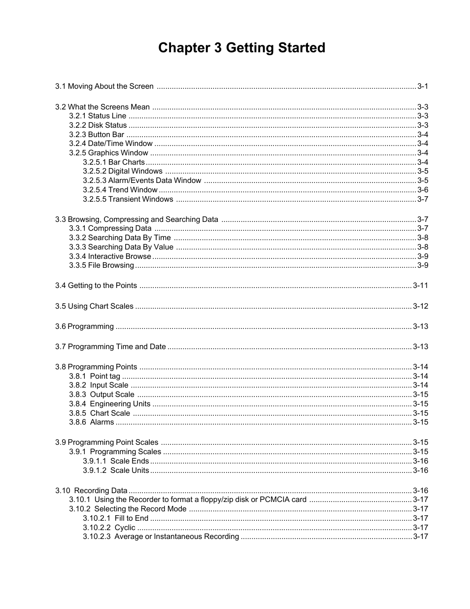Chapter 3 getting started | Monarch Instrument DC 2000 User Manual | Page 29 / 160