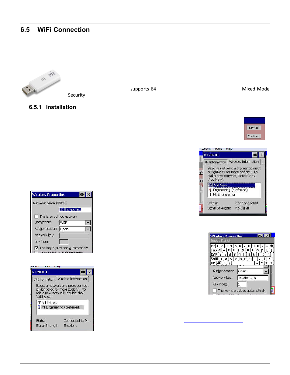 5 wifi connection, 1 installation, Wifi connection | Monarch Instrument DC6000 User Manual | Page 104 / 121
